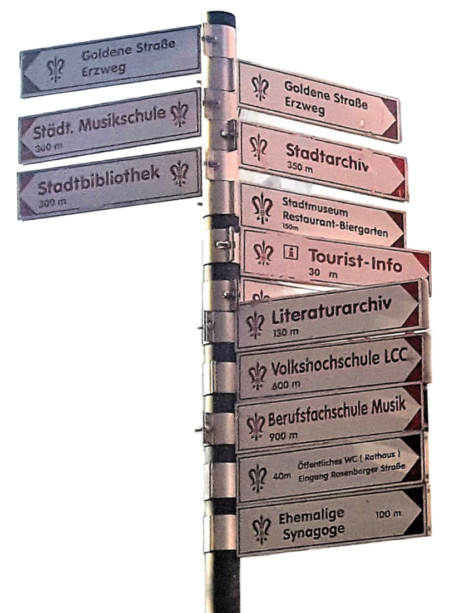 Hinweisschilder